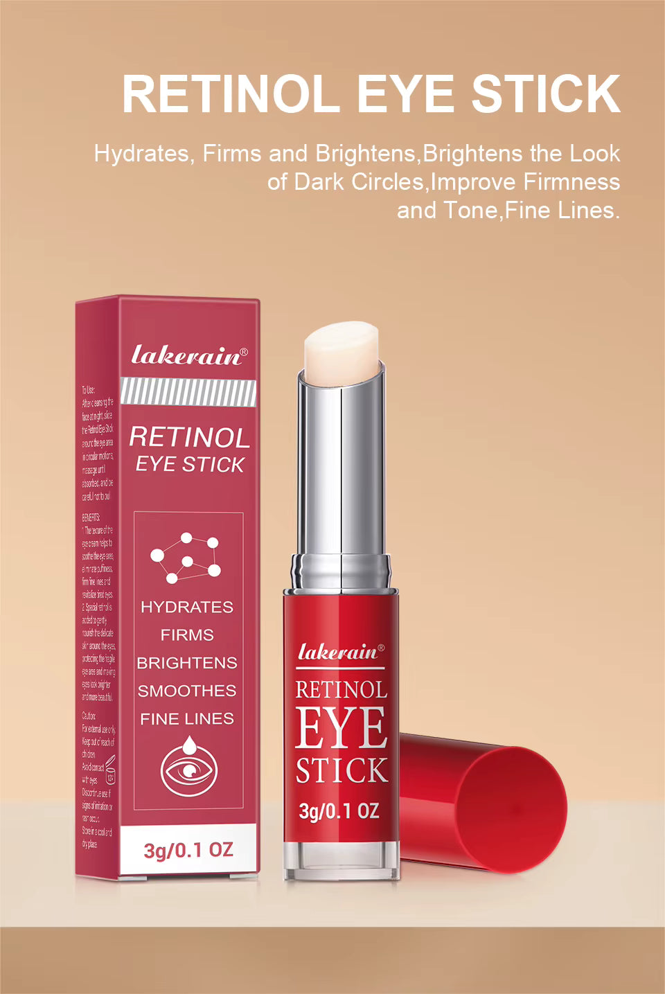 Crema de ojos en barra con Retinol